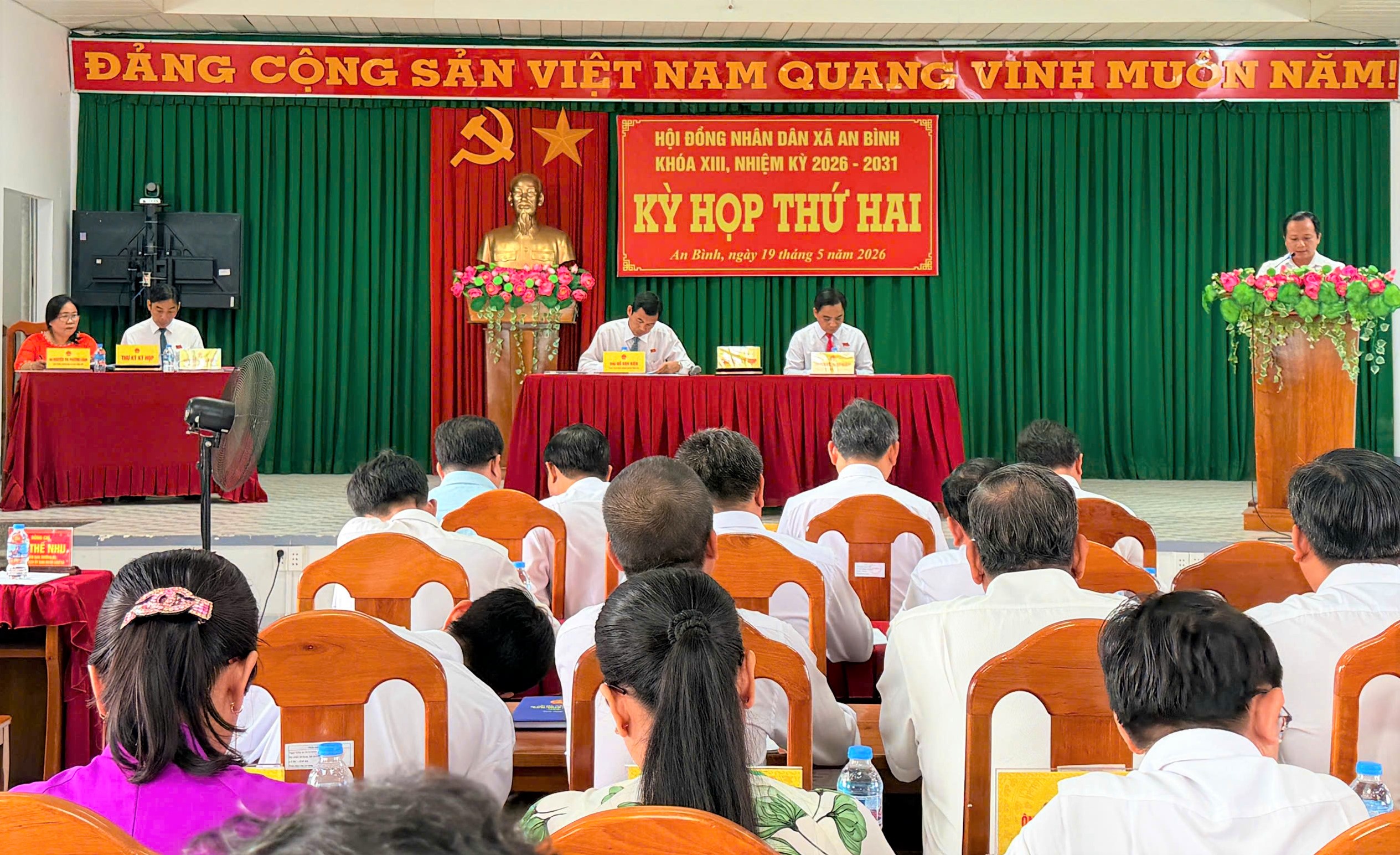 Hội đồng nhân dân xã An Bình khóa XIII, nhiệm kỳ 2026-2031 tổ chức Kỳ họp thứ Hai
