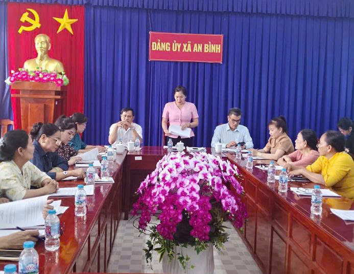 Hội Liên hiệp Phụ nữ xã An Bình đổi mới nội dung, nâng cao hiệu quả hoạt động quý II năm 2026