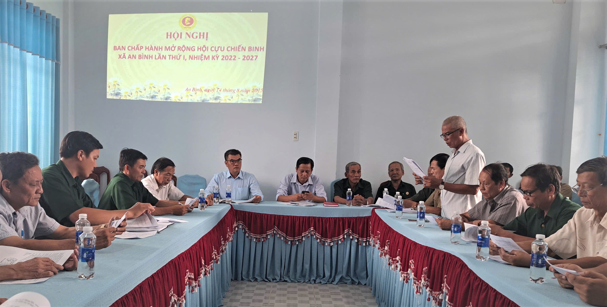 Hội Cựu Chiến binh xã An Bình tổ chức Hội nghị Ban chấp hành mở rộng lần thứ I, nhiệm kỳ 2022-2027