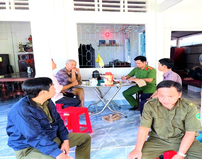 Công an xã An Bình thực hiện tiêu chí “Xã không ma túy”