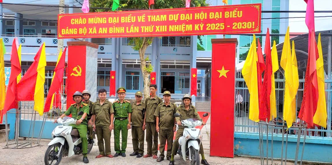 Bảo vệ an ninh, an toàn Đại hội đại biểu Đảng bộ xã An Bình, lần thứ XIII, nhiệm kỳ 2025 - 2030
