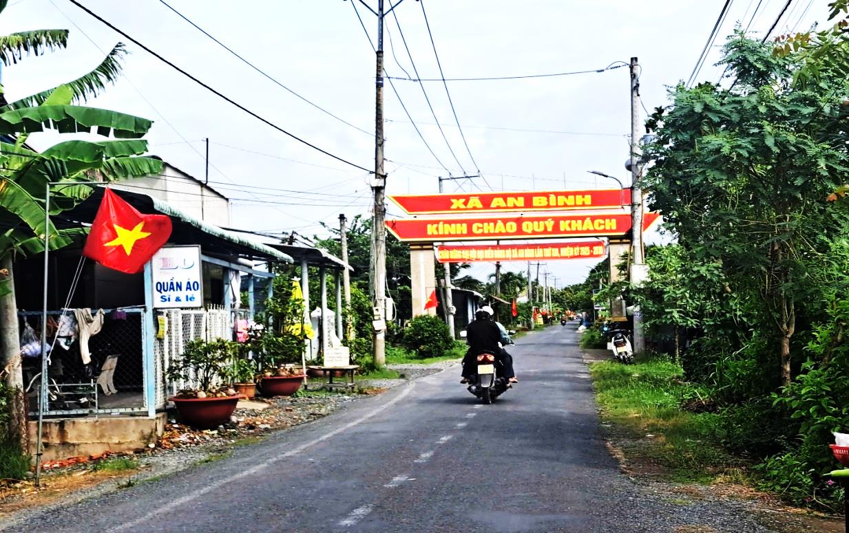 XÃ AN BÌNH RỰC RỠ CỜ HOA CHÀO MỪNG ĐẠI HỘI ĐẢNG BỘ XÃ NHIỆM KỲ 2025–2030