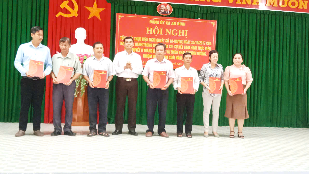 Đảng bộ xã An Bình  tổ chức sơ kết tình hình thực hiện Nghị quyết 9 tháng đầu năm 2025 và tổng kết thực hiện Nghị quyết số 18-NQ/TW, ngày 25/10/2017 của Ban Chấp hành Trung ương Đảng