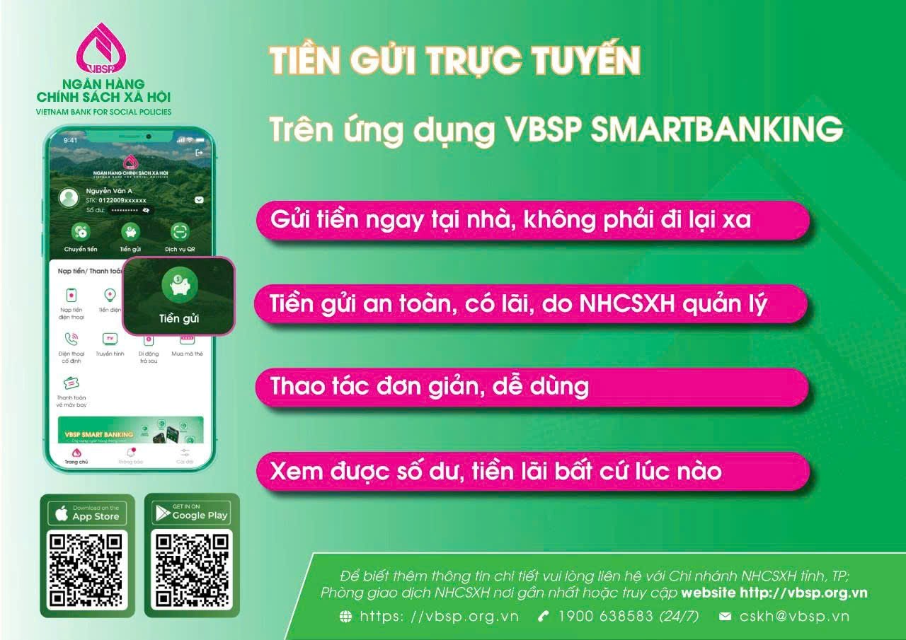 XÃ AN BÌNH ĐẨY MẠNH CHUYỂN ĐỔI SỐ CÙNG NGÂN HÀNG CHÍNH SÁCH XÃ HỘI, GỬI TIẾT KIỆM TRỰC TUYẾN CHUNG TAY VÌ AN SINH XÃ HỘI